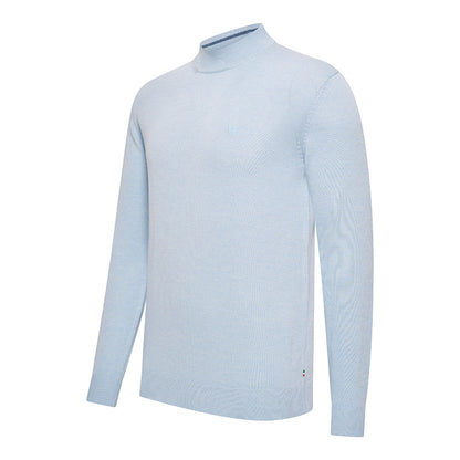 Novara Melange Turtle Neck – Stijlvolle Herentrui met Moderne Col