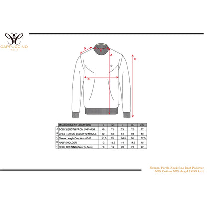 Novara Melange Turtle Neck – Stijlvolle Herentrui met Moderne Col