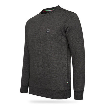 Prato – Warme en Comfortabele Fleece Sweater met Ronde Hals