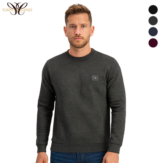 Prato – Warme en Comfortabele Fleece Sweater met Ronde Hals