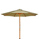 Houten Parasol 300x260CM – Verkrijgbaar in Groen & Terra