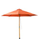 Houten Parasol 300x260CM – Verkrijgbaar in Groen & Terra