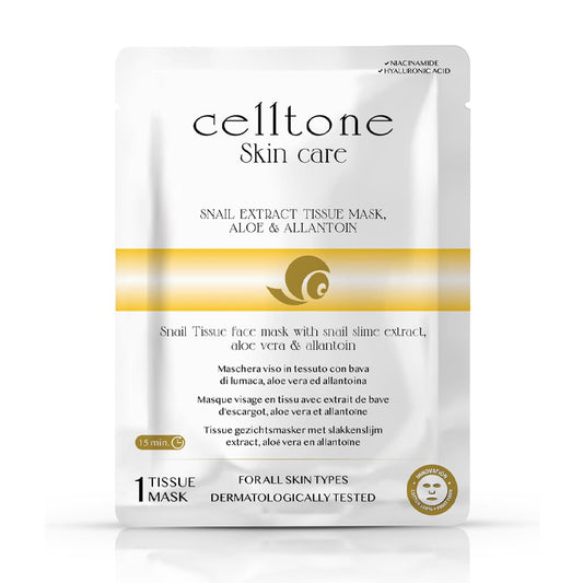 Celltone Face Mask Snail Extract – Hydraterend Sheet Mask voor Stralende Huid