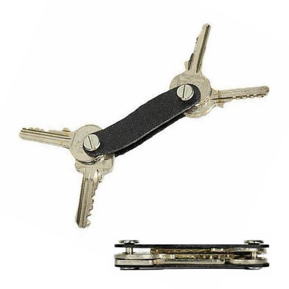 Clever Key Sleutel Organizer Aluminium – Compacte Sleutelhanger voor 12 Sleutels