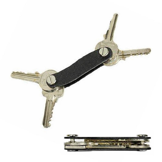 Clever Key Sleutel Organizer Aluminium – Compacte Sleutelhanger voor 12 Sleutels
