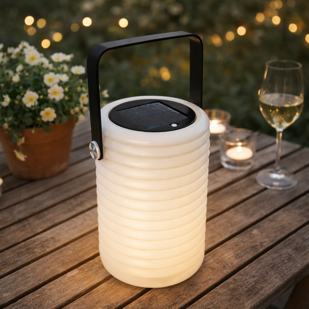 Solar Lantaarns – Wit – Kubus & Lampion