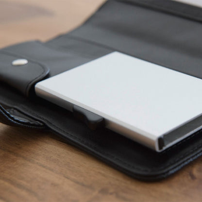 Card Guard Dames Portemonnee Zwart – RFID Pasjeshouder met Anti-Skim Bescherming
