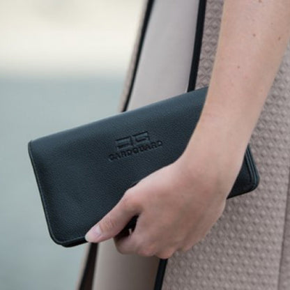 Card Guard Dames Portemonnee Zwart – RFID Pasjeshouder met Anti-Skim Bescherming