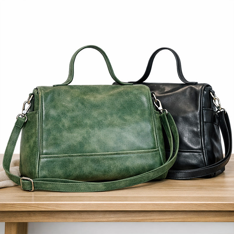 Design Dames Schoudertas – Stijlvolle Schoudertas in Zwart of Groen