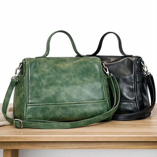 Design Dames Schoudertas – Stijlvolle Schoudertas in Zwart of Groen