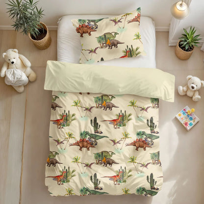 Bamdino Groen Dekbedovertrek 140x200/220 – 3 halen = 2 betalen