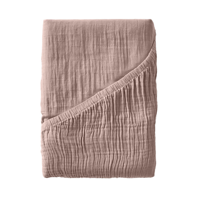 Mousseline Hoeslaken – Zacht, ademend en natuurlijk slaapcomfort