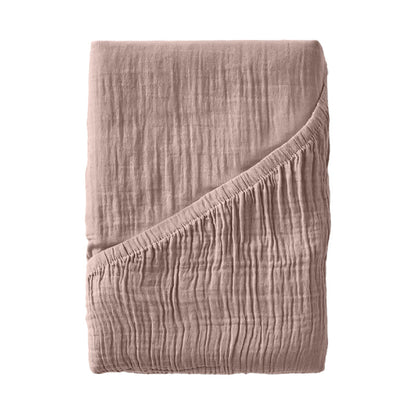 Mousseline Hoeslaken – Zacht, ademend en natuurlijk slaapcomfort