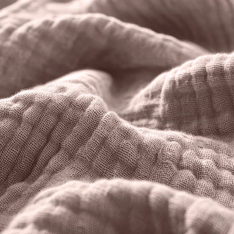 Mousseline Hoeslaken – Zacht, ademend en natuurlijk slaapcomfort