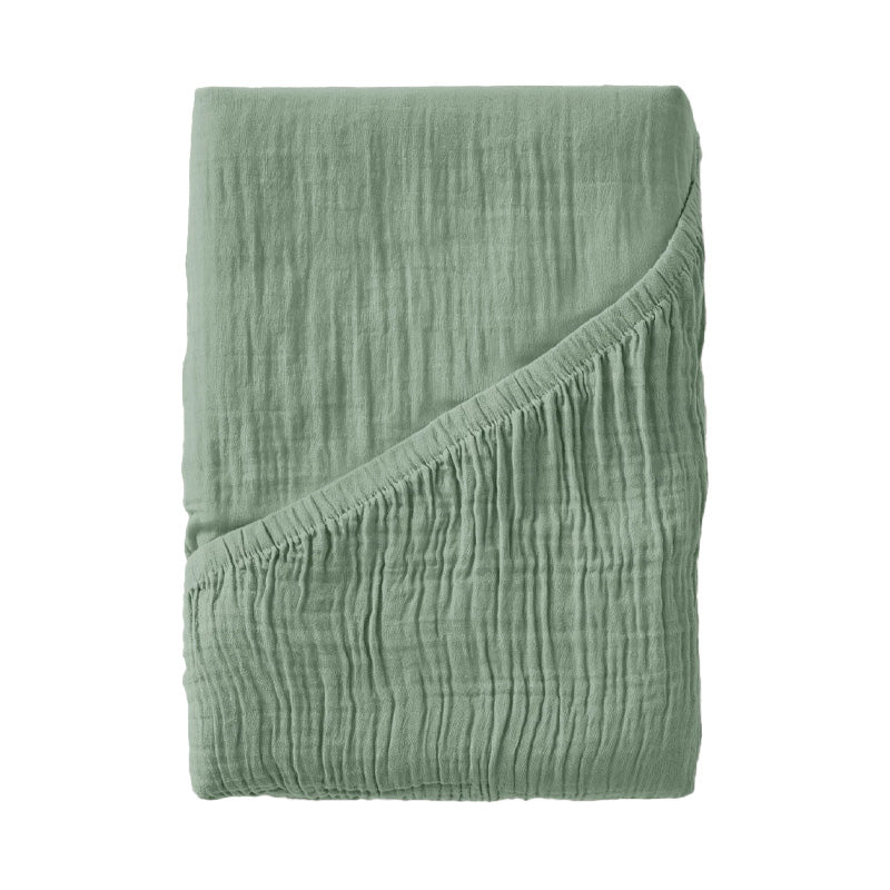 Mousseline Hoeslaken – Zacht, ademend en natuurlijk slaapcomfort