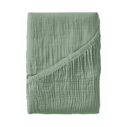 Mousseline Hoeslaken – Zacht, ademend en natuurlijk slaapcomfort