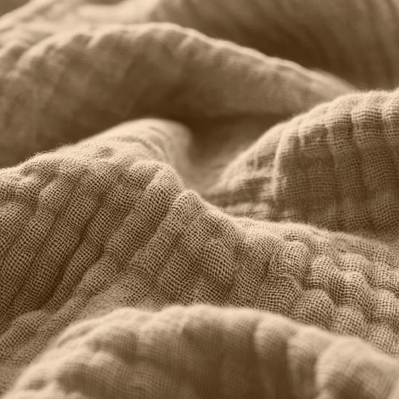 Mousseline Hoeslaken – Zacht, ademend en natuurlijk slaapcomfort