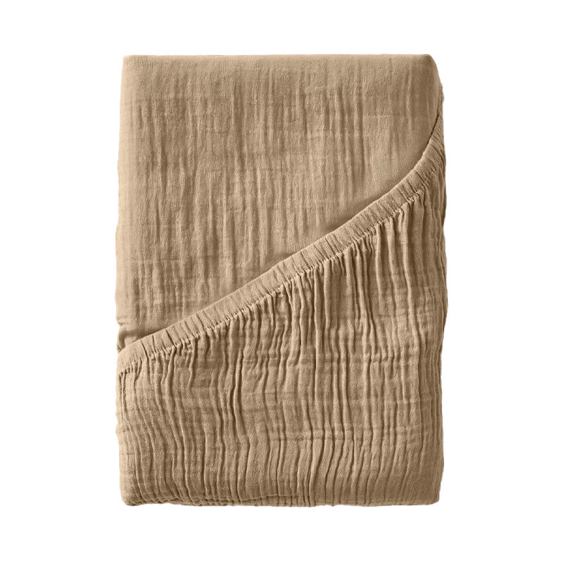 Mousseline Hoeslaken – Zacht, ademend en natuurlijk slaapcomfort