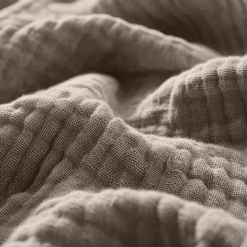 Mousseline Hoeslaken – Zacht, ademend en natuurlijk slaapcomfort