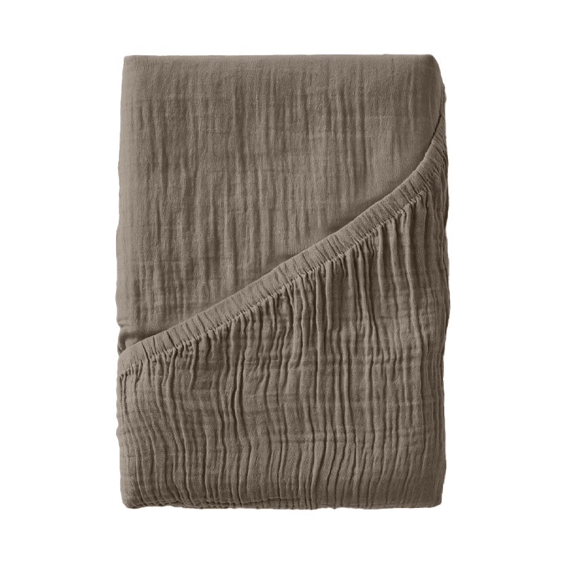 Mousseline Hoeslaken – Zacht, ademend en natuurlijk slaapcomfort