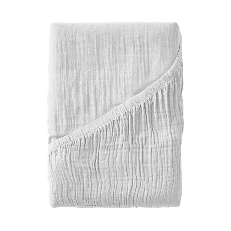 Mousseline Hoeslaken – Zacht, ademend en natuurlijk slaapcomfort