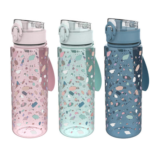 Drinkfles Waterfles 600ml Terrazzo – Stijlvol en Herbruikbaar