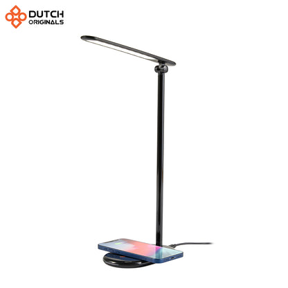 LED Bureaulamp met Draadloze Smartphone Oplader