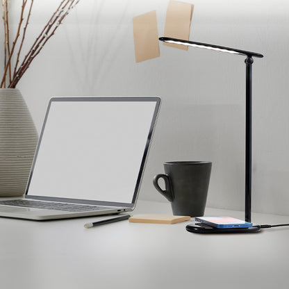 LED Bureaulamp met Draadloze Smartphone Oplader