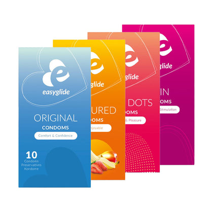 EasyGlide Condooms 10 Stuks – Diverse Varianten