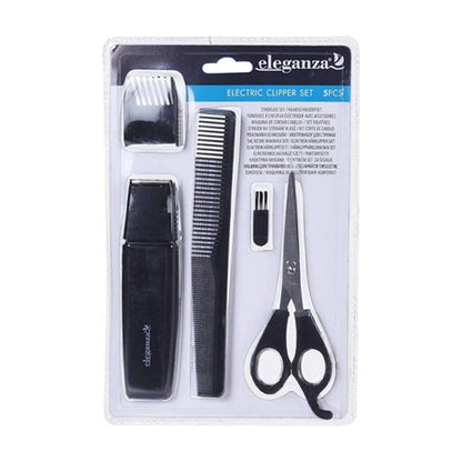 Elektrische Tondeuseset – 5-delig – Complete verzorging voor haar en baard
