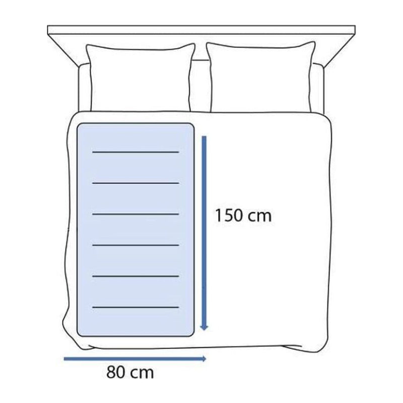 Elektrische Onderdeken – 150x80 cm – Grijs – 220V