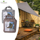 Farniente Schaduwdoek Driehoek 3x3x3 Meter – Taupe & Grijs – UV Werend Zonnescherm voor Tuin en Balkon