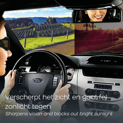 Figuretta HD Nachtbril – Anti Reflectie Bril voor Autorijden in het Donker