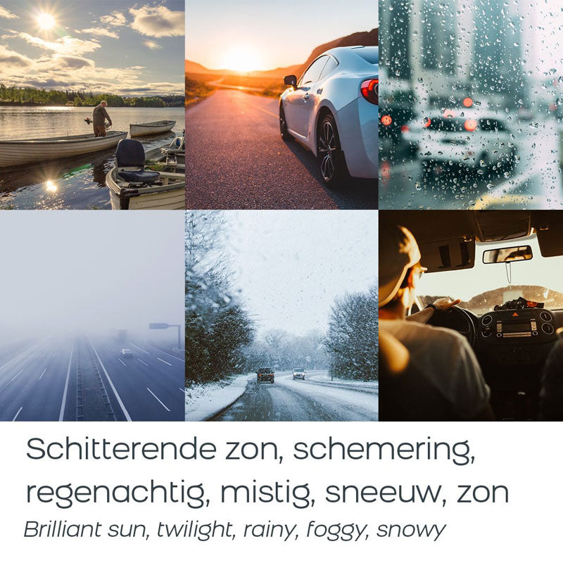 Figuretta HD Nachtbril – Anti Reflectie Bril voor Autorijden in het Donker