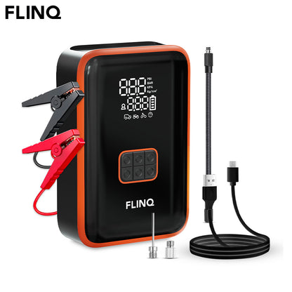 2-in-1 Jumpstarter & Aircompressor – Krachtige hulp bij pech onderweg