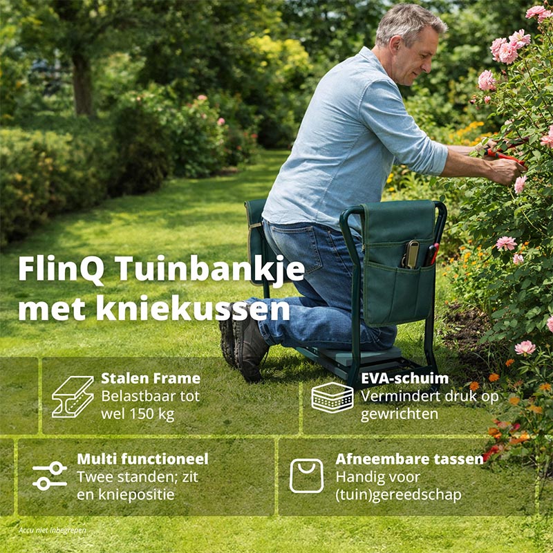 Garden Kneeler Seat – Comfortabel tuinieren zonder belasting