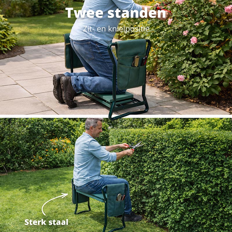 Garden Kneeler Seat – Comfortabel tuinieren zonder belasting