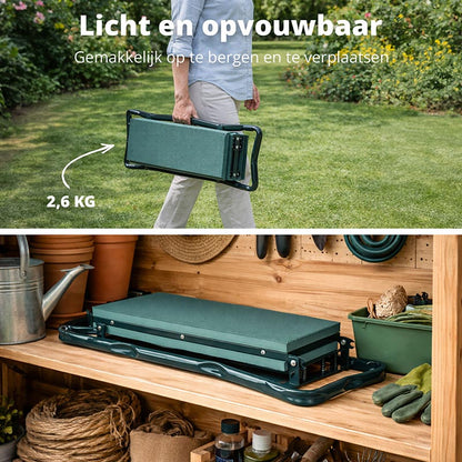 Garden Kneeler Seat – Comfortabel tuinieren zonder belasting