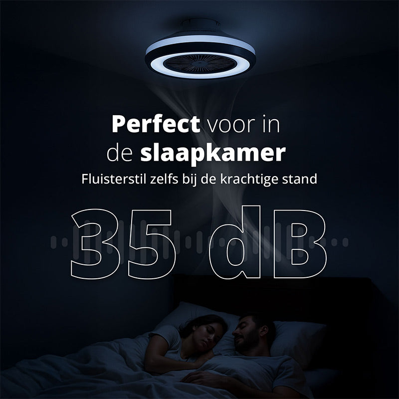 FlinQ LumiFan – Plafondventilator met licht (Normaal & Smart variant)