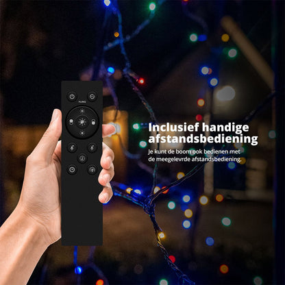 Slimme Kerstboom 1200 LED Vlaggenmast 3 Meter