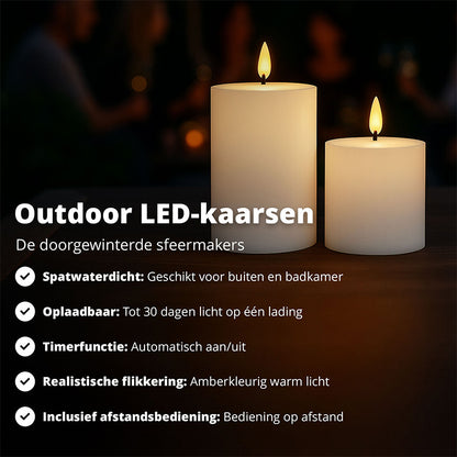 Outdoor LED Kaarsen – Sfeervolle & Weerbestendige LED‑Candles
