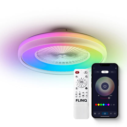 FlinQ LumiFan – Plafondventilator met licht (Normaal & Smart variant)