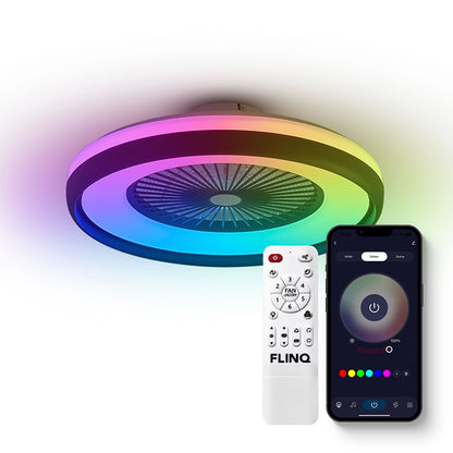 FlinQ LumiFan – Plafondventilator met licht (Normaal & Smart variant)