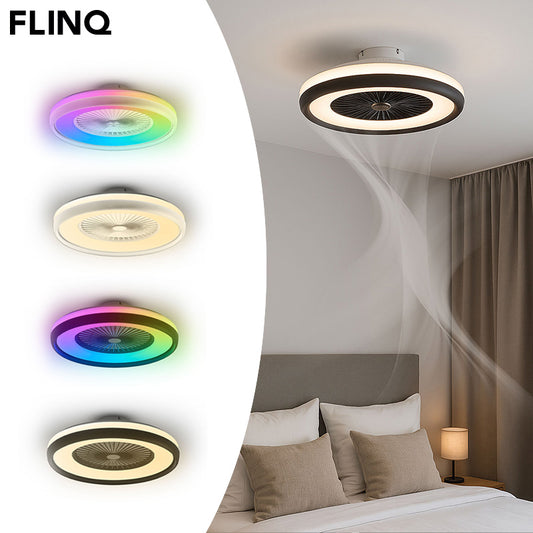 FlinQ LumiFan – Plafondventilator met licht (Normaal & Smart variant)
