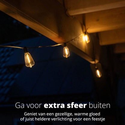 Smart Lichtsnoer Solar – LED Lichtslinger voor Buiten