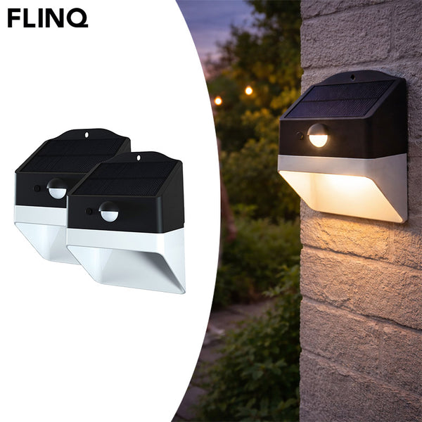 FlinQ Solar Light luma – Krachtige Solar Buitenverlichting met Bewegingssensor