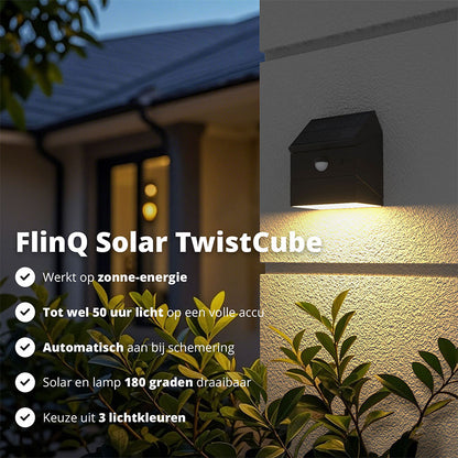 Solar TwistCube – 2-pack Buitenverlichting op Zonne-energie