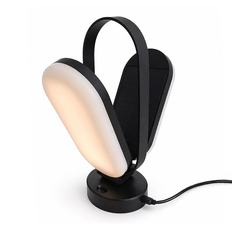 FlinQ Solar Campinglamp PineGlow – Oplaadbare LED Lamp met Zonne-energie & USB-C