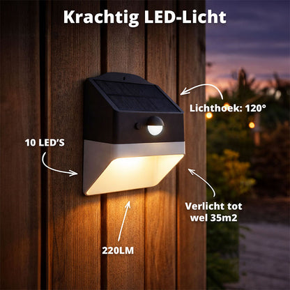 FlinQ Solar Light luma – Krachtige Solar Buitenverlichting met Bewegingssensor
