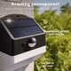 FlinQ Solar Light luma – Krachtige Solar Buitenverlichting met Bewegingssensor